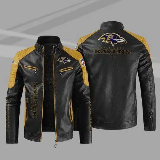 Baltimore Ravens Leather Jacket TR47