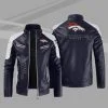 Denver Broncos Leather Jacket CU84