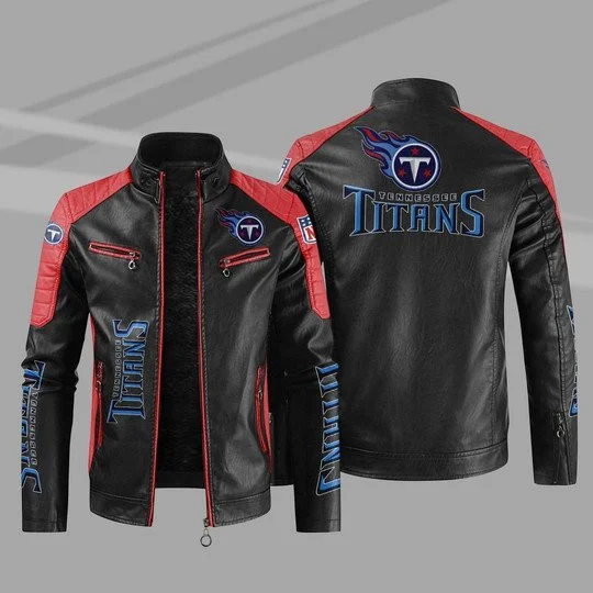 Tennessee Titans Leather Jacket PZ73