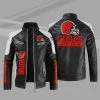 Cleveland Browns Leather Jacket MZ64