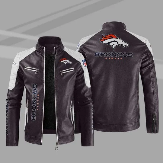 Denver Broncos Leather Jacket DM99