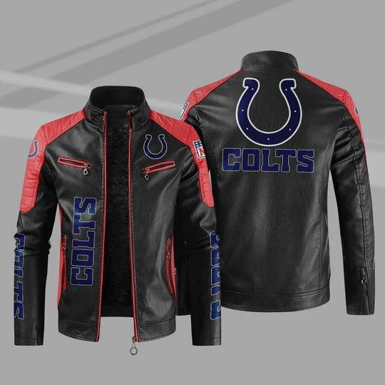 Indianapolis Colts Leather Jacket KR36