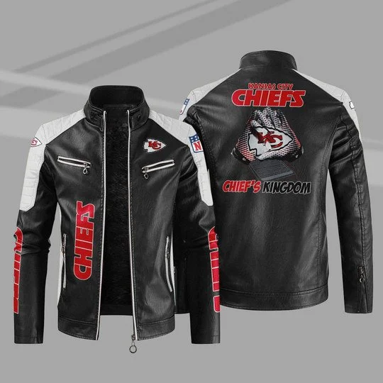 Kansas City Chiefs Leather Jacket MD31