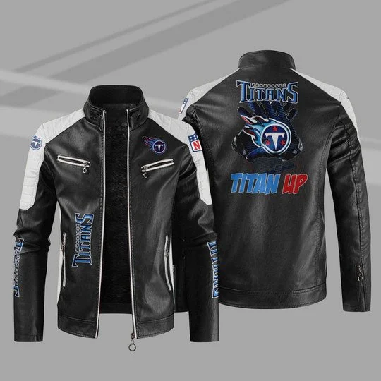 Tennessee Titans Leather Jacket KU98