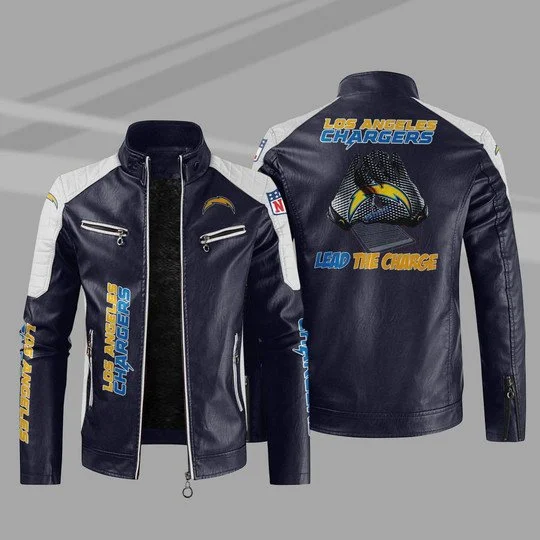 Los Angeles Chargers Leather Jacket YN86