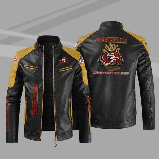 San Francisco 49ers Leather Jacket DD18