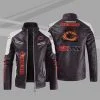 Chicago Bears Leather Jacket HT55