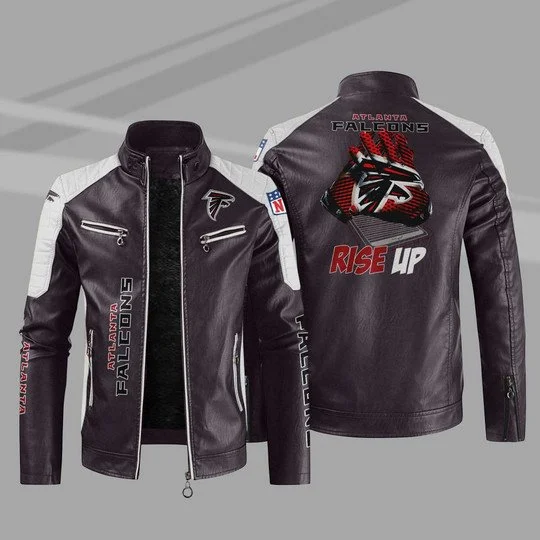 Atlanta Falcons Leather Jacket HL98