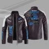 Detroit Lions Leather Jacket EM84