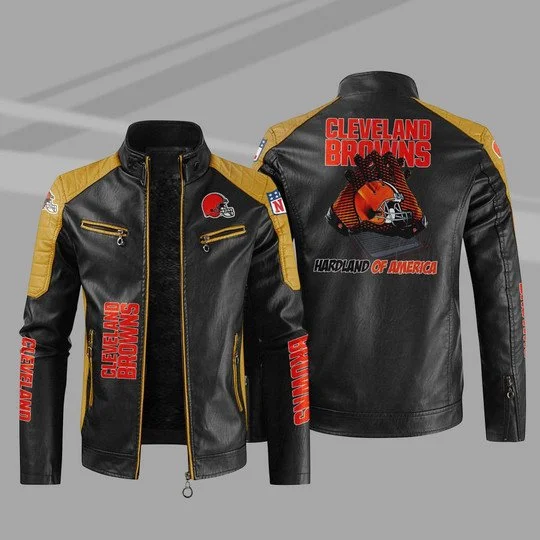 Cleveland Browns Leather Jacket BW29