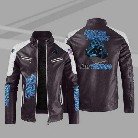 Carolina Panthers Leather Jacket XG54