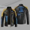 Detroit Lions Leather Jacket TS83