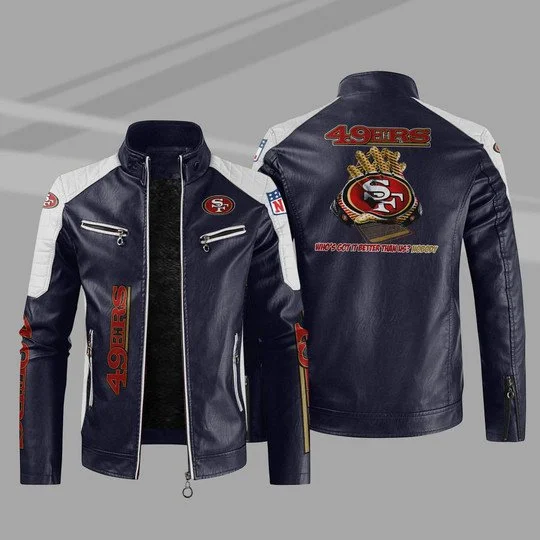 San Francisco 49ers Leather Jacket PP11