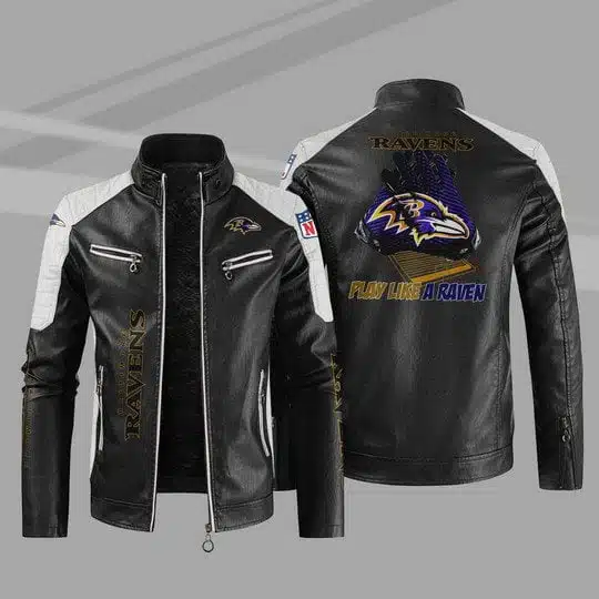 Baltimore Ravens Leather Jacket UB79