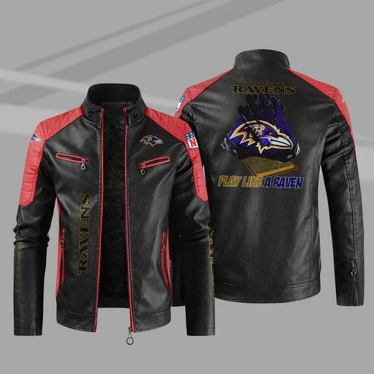 Baltimore Ravens Leather Jacket RR49