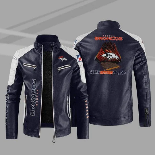 Denver Broncos Leather Jacket UB54