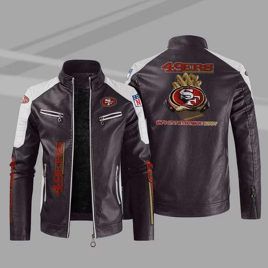 San Francisco 49ers Leather Jacket HH25
