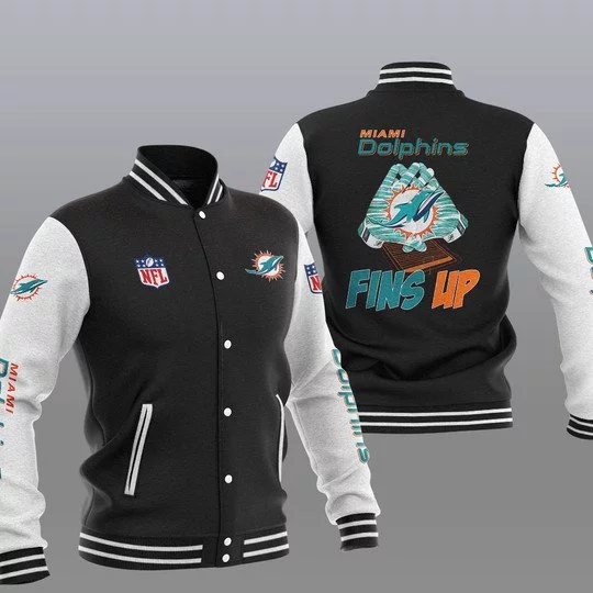 Miami Dolphins Baseball Jacket CU89