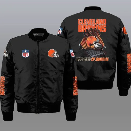 Cleveland Browns Bomber Jacket Full Size US77