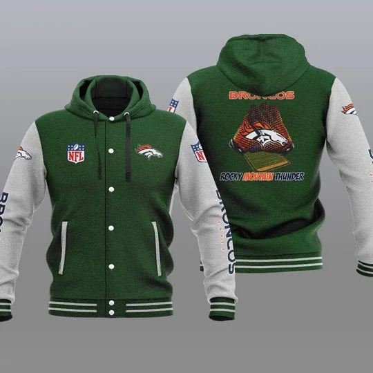 Denver Broncos Baseball Jacket DB69 - Image 2