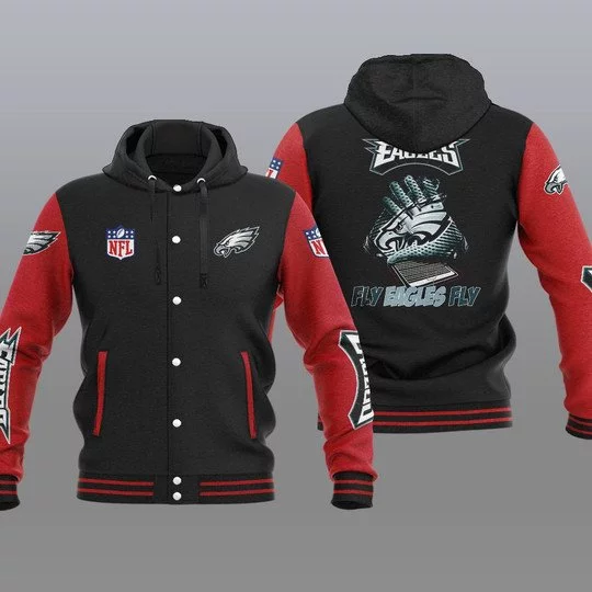 Philadelphia Eagles Baseball Jacket JE51 - Image 2