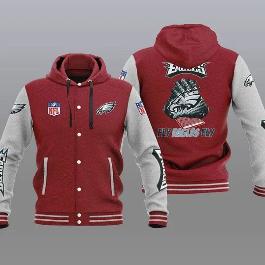 Philadelphia Eagles Baseball Jacket HC90 - Image 2