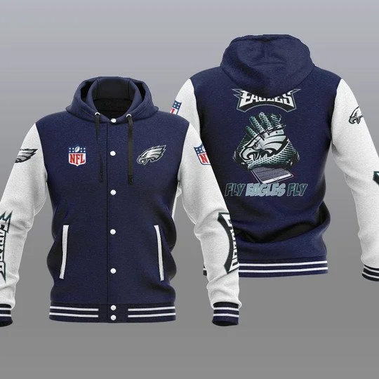 Philadelphia Eagles Baseball Jacket HJ30 - Image 2
