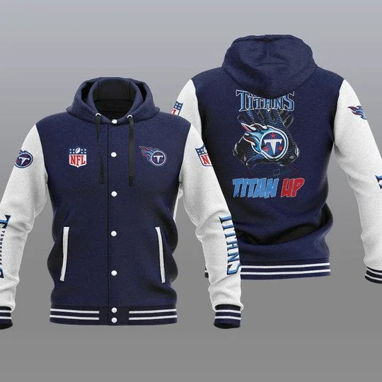 Tennessee Titans Baseball Jacket QB83 - Image 2