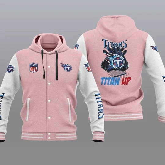 Tennessee Titans Baseball Jacket TQ32 - Image 2