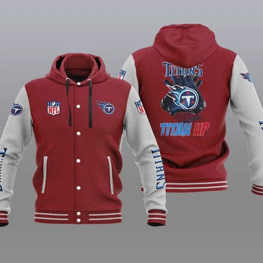 Tennessee Titans Baseball Jacket JH75 - Image 2