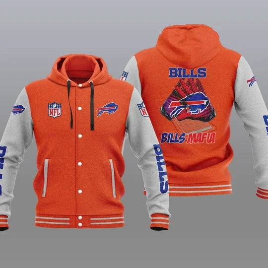 Buffalo Bills Baseball Jacket GS55 - Image 2