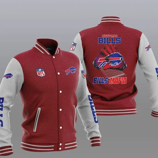 Buffalo Bills Baseball Jacket YP94