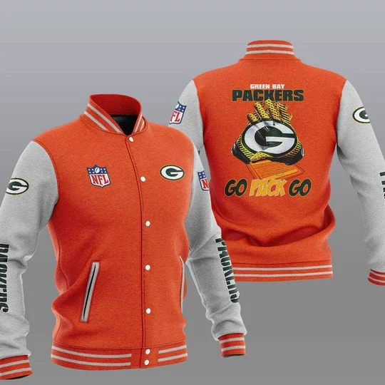 Green Bay Packers Baseball Jacket BU62
