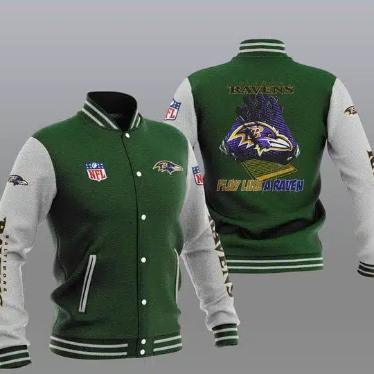 Baltimore Ravens Baseball Jacket YO92
