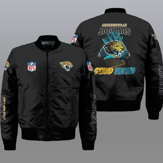 Jacksonville Jaguars Bomber Jacket Full UD39