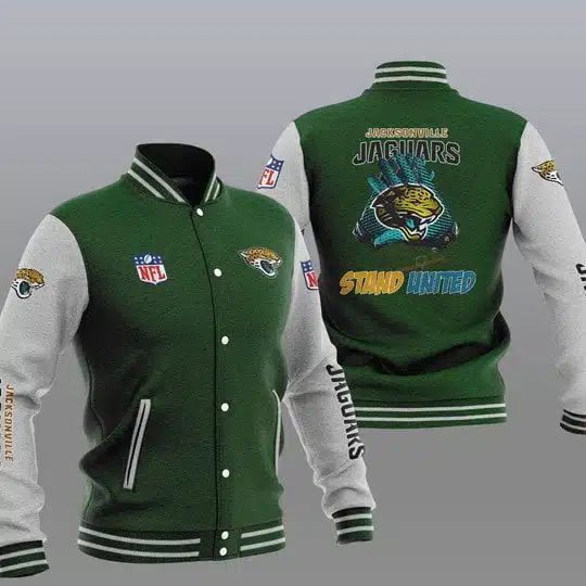 Jacksonville Jaguars Baseball Jacket KE37