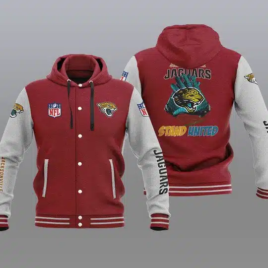 Jacksonville Jaguars Baseball Jacket VW39 - Image 2