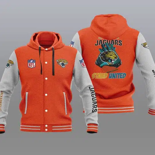 Jacksonville Jaguars Baseball Jacket HA38 - Image 2