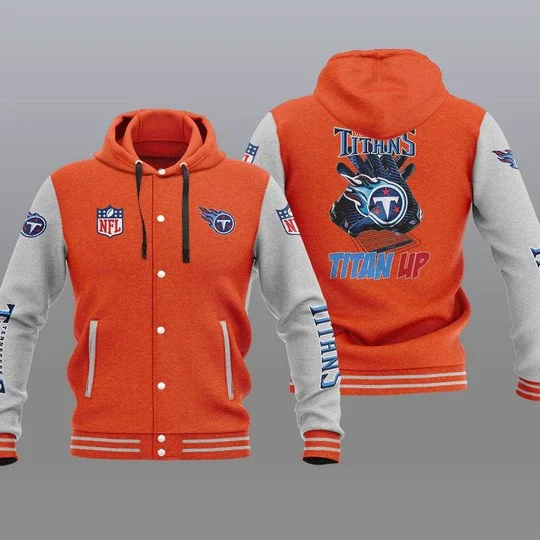 Tennessee Titans Baseball Jacket AQ22 - Image 2
