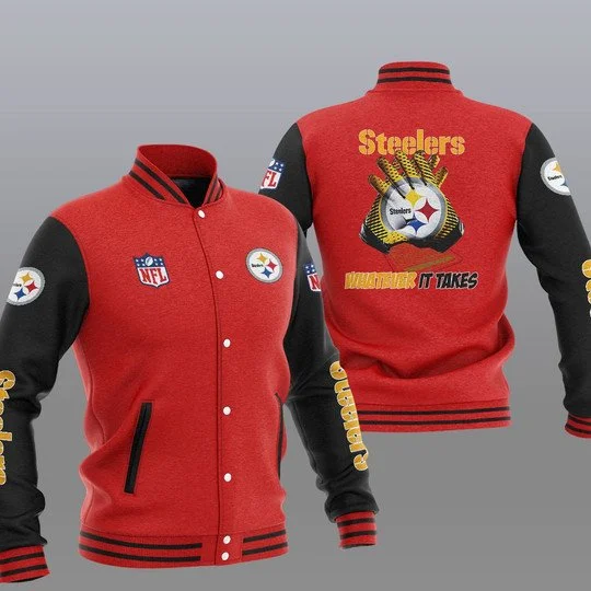 Pittsburgh Steelers Baseball Jacket PR99
