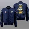Green Bay Packers Bomber Jacket Full Size YS39