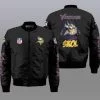 Minnesota Vikings Bomber Jacket Full Size RJ88