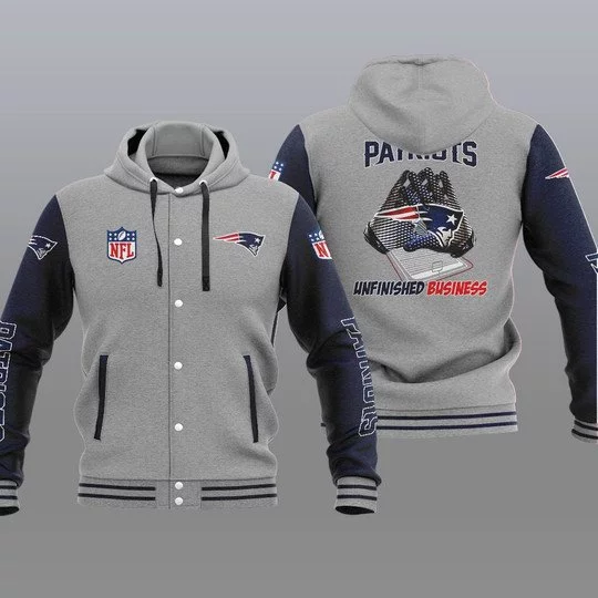 New England Patriots Baseball Jacket IX76 - Image 2