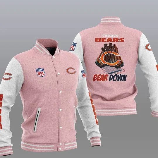 Chicago Bears Baseball Jacket TW21
