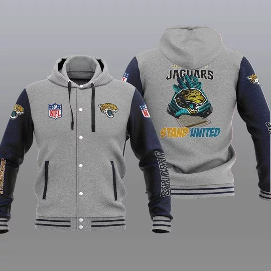 Jacksonville Jaguars Baseball Jacket KG74 - Image 2