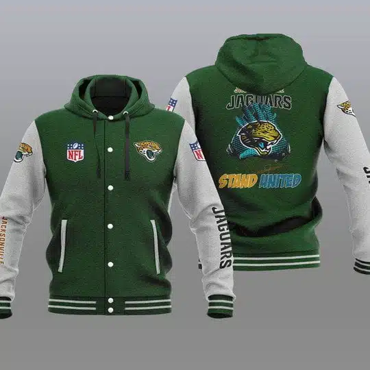 Jacksonville Jaguars Baseball Jacket KE37 - Image 2