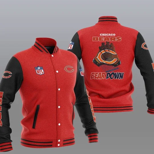 Chicago Bears Baseball Jacket YE44