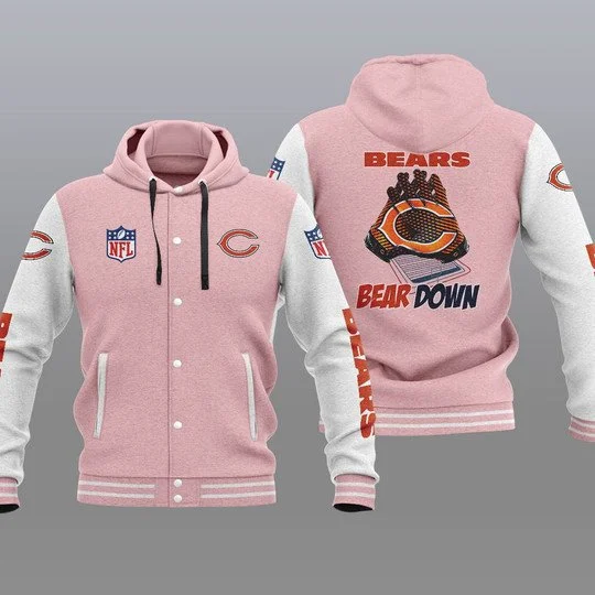 Chicago Bears Baseball Jacket TW21 - Image 2