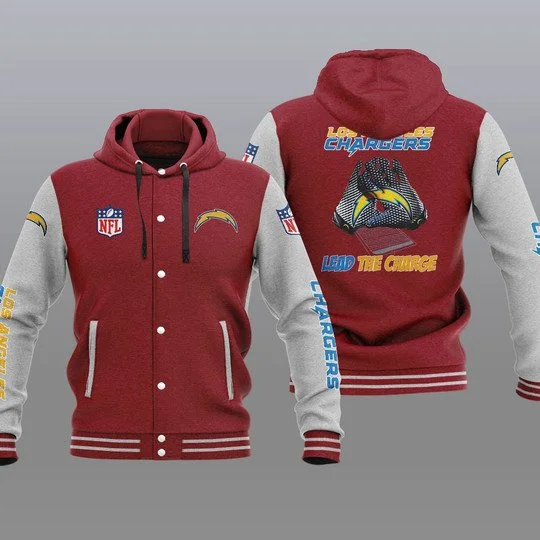 Los Angeles Chargers Baseball Jacket TF78 - Image 2