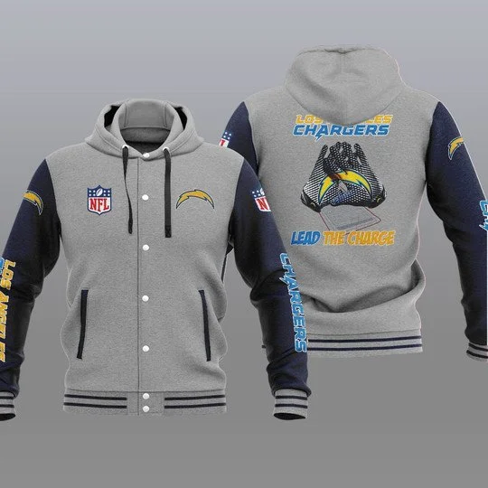 Los Angeles Chargers Baseball Jacket HU33 - Image 2